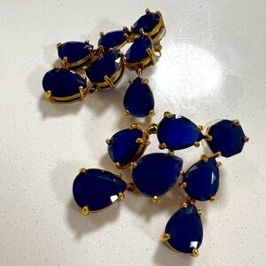 J. Crew Blue Stone Earrings